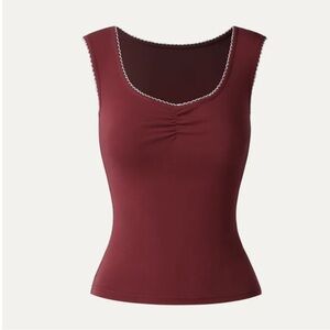 Fresh Cotton Trimming Top - Dusk XL